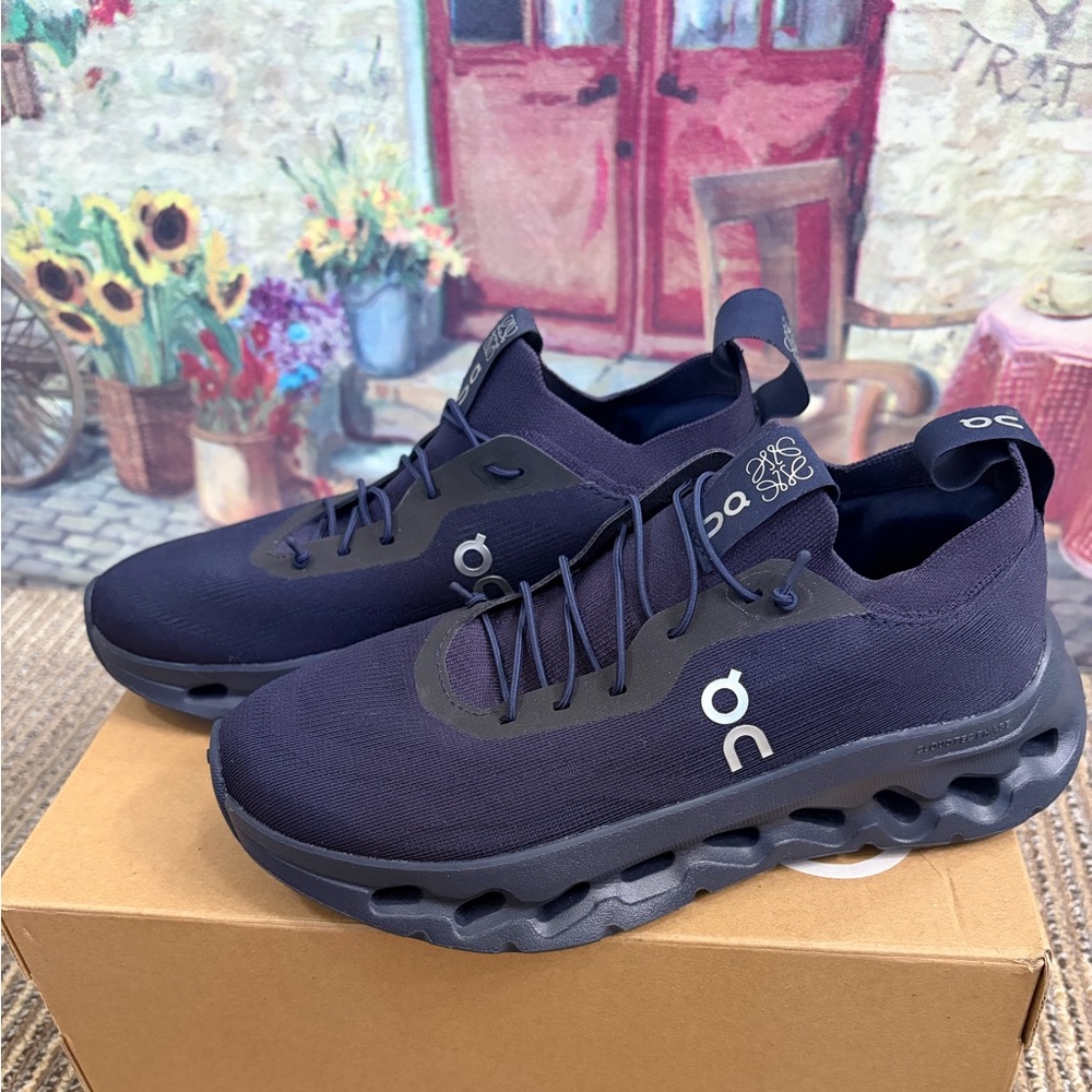 On+LOEWE Cloudtilt All Navy Sneakers - Picture 11 of 11